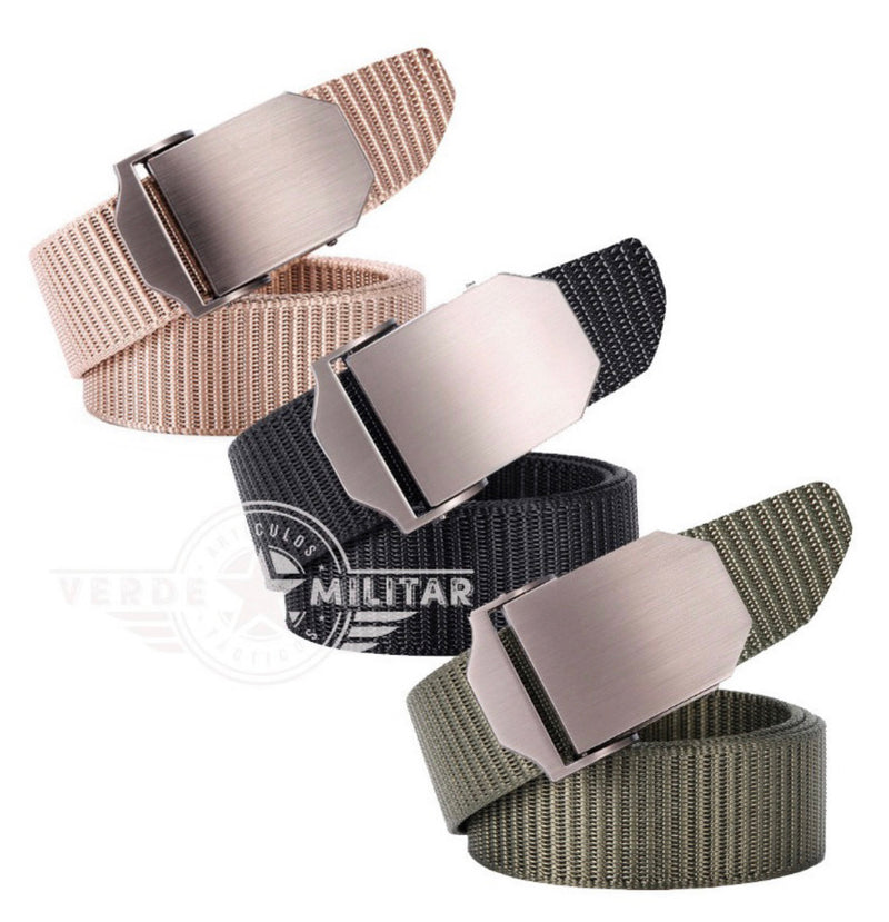 Cinturón Táctico Militar Hebilla Metálica Uniforme Casual Pj125