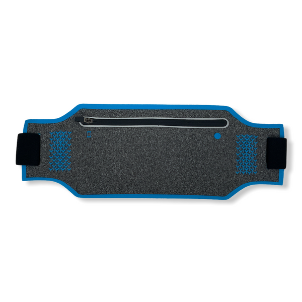 Cangurera deportiva impermeable apertura para audífonos ultraligera  cinta reflejante LG01