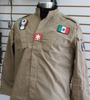 Uniforme Completo Camisola y Pantalón tela RipsTop Militar Policía Paintball Gotcha Airsoft Parches X215