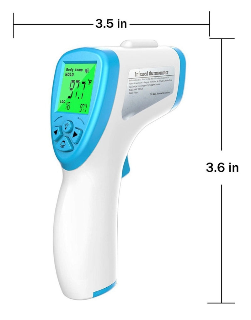 Termometro Infrarrojo Frente Digital Temperatura Médico PT