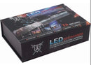 Lampara 3000 lms con luz led T6 blanca y efecto patrulla (Luz led roja/azul), 5 pasos de luz DT67