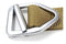 Cinturon tactico militar hebilla triangular con dientes, ultra resistente X232