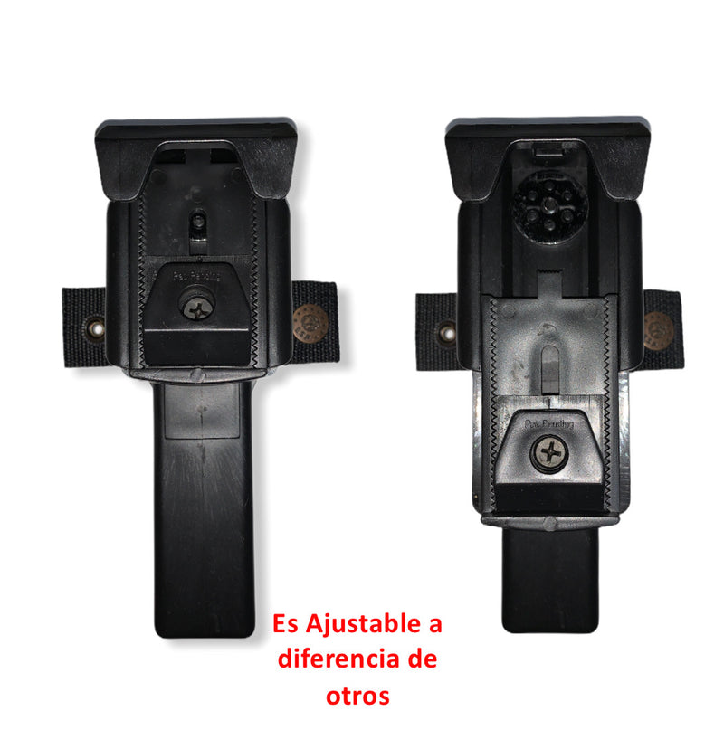 Baston Extensible + Funda Polimero Defensa Retractil Policia