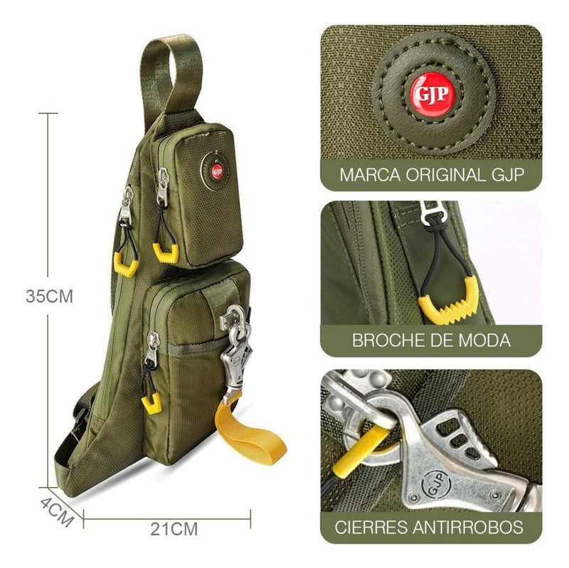 Mochilas Antirrobo Militares Pechera Táctica Cangurera GJP 1113