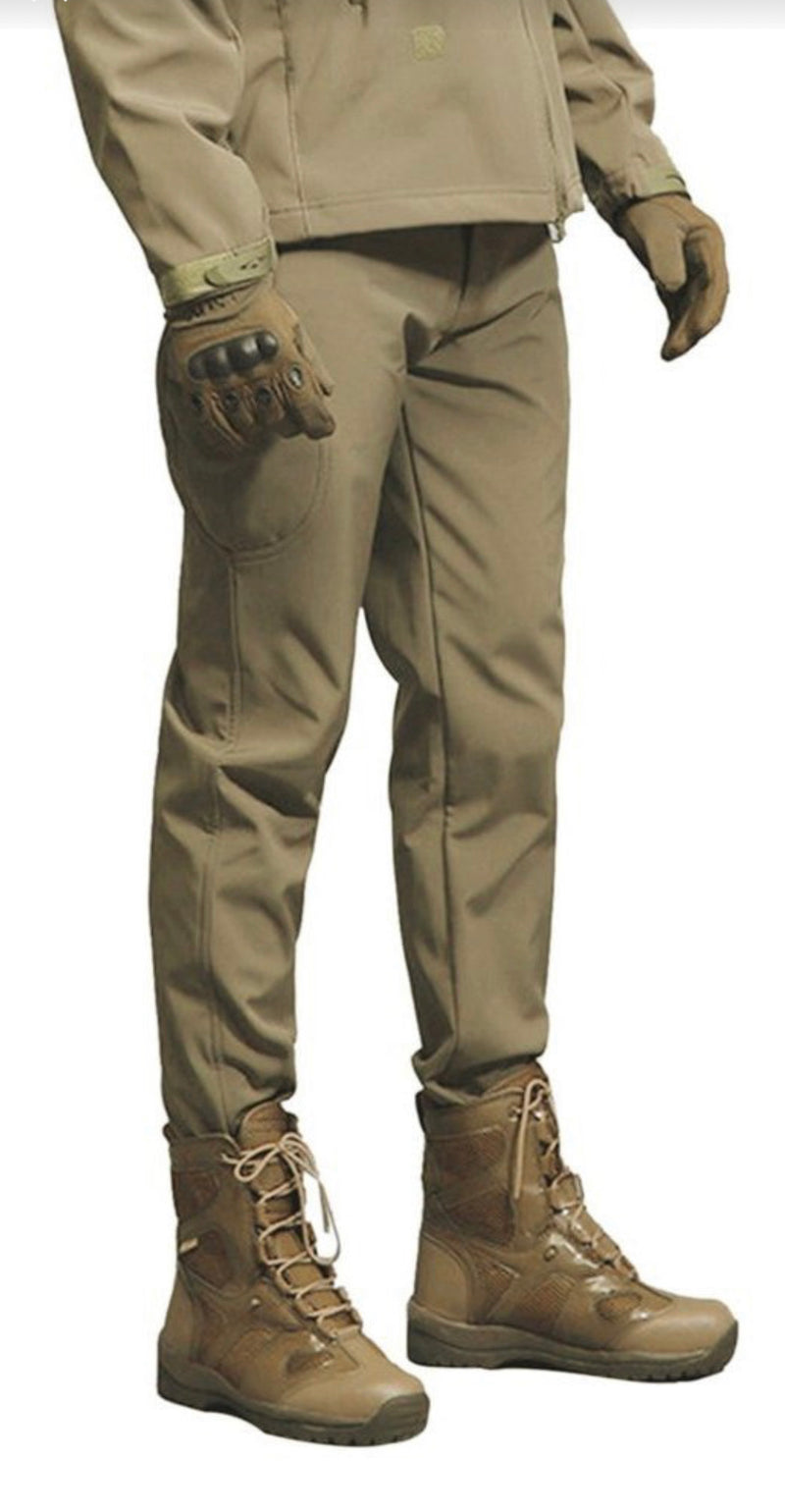 Pantalón PIEL DE TIBURÓN IMPERMEABLE (Repele Agua), buen CONJUNTO c/Chamarra X026, térmico, moto TADC