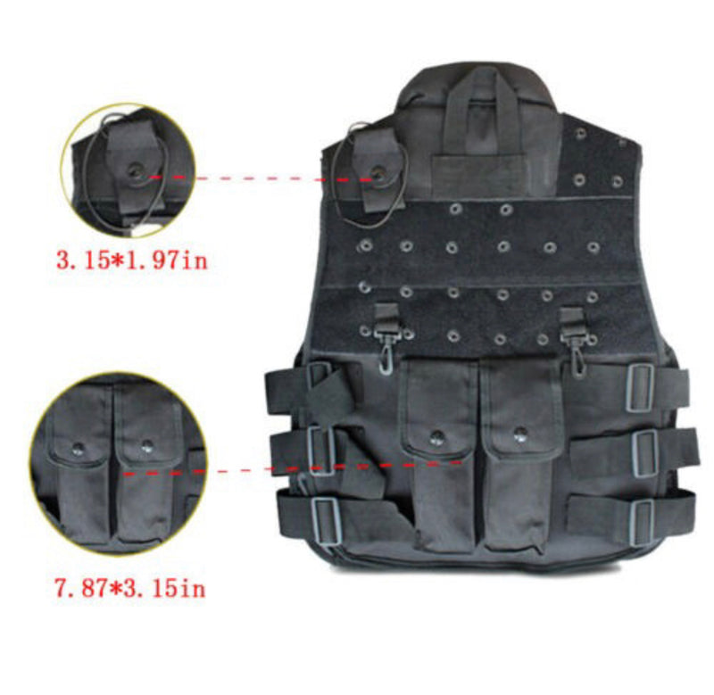 Chaleco Tactical Molle Plate Carrier Chaleco Swat Battle Airsoft PJ162