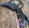 Cuchillo Tipo Karambit color TORNASOL Tactica Survivor Caceria F580