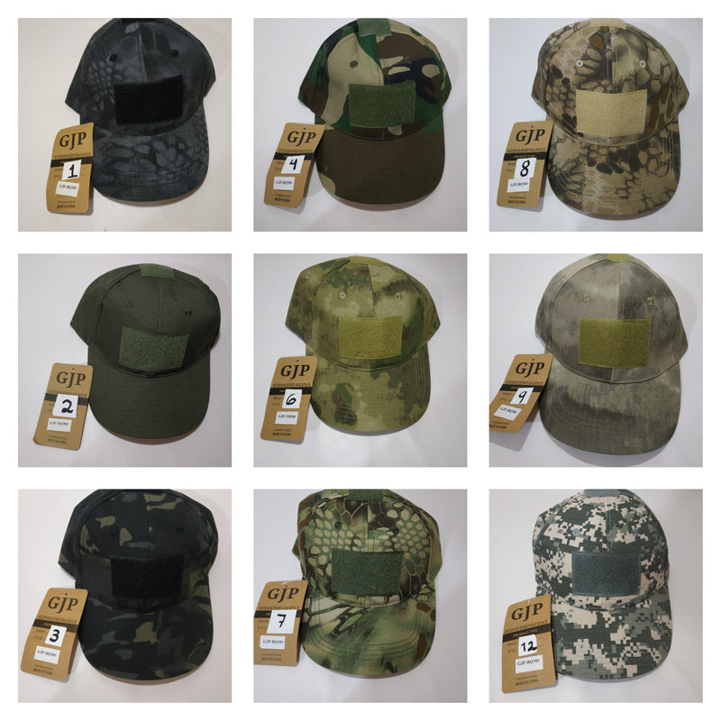 Gorra Táctica Militar Con Porta Parches Ajustable Colores Calidad BQM