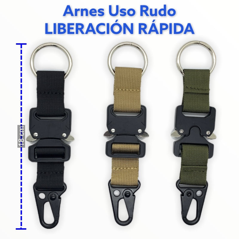 Arnes Ultra Resistente, Uso Rudo de liberación rápida Pj163