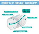 Cubrebocas COLORES KN95 CON 1 VÁLVULA (Filtro), CUBREBOCAS De 5 Capas KN95-L