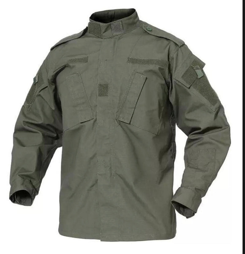 Uniforme Completo Camisola y Pantalón tela RipsTop Militar Policía Paintball Gotcha Airsoft Parches X215