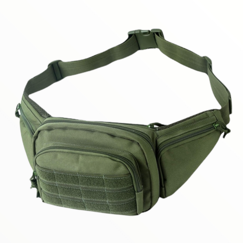 Cangurera porta arma y accesorios sistema molle y velcro  YB1695